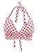 futurino Women Bikini Vintage 50s Plaid Pattern Halter Bikini Top Swimsuits