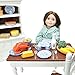 The Queen's Treasures 11 Piece Vintage Kitchen Food Accessory, 2 Milk Bottles, Butter with Dish and Fresh Eggs with Crate. Compatible with American Girl Dolls Kitchens & Furniture