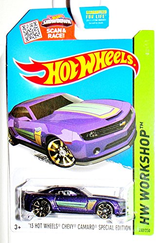 Hot Wheels, 2015 HW Workshop, '13 Hot Wheels Chevy Camaro Special Edition [Purple] 232/250