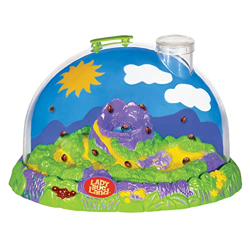 Insect Lore Ladybug Land | Ladybug Growing Kit Habitat | Redeem Voucher For Live Ladybug Larvae