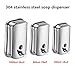 TBAO 800ml-29oZ Large Copper Push Button ，Classic Series Surface-Mounted Stainless Steel Manual Wall-Mount Soap Dispenser for Bathroom Kitchen Marketplace Hotel Restaurant (800ml)