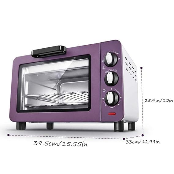 SNOLEK Mini Horno Pequeño, Acero Inoxidable Parrilla De ...
