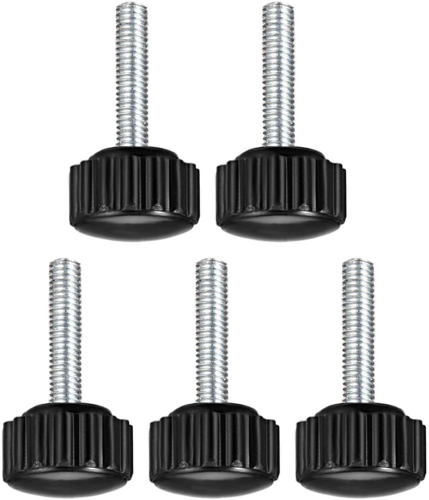 MACHSWON Knurled Clamping Knobs Saw Drill Press Lathe and Routing Jigs Packaging Machinery Printing Equipment Hand Clamping Handle Bolt Hand Knob Screw Replacement Parts M4 x 20mm 5pcs