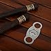 Mantello Perfect Cigar Cutter Stainless Steel Double Blades in Gift Box
