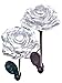 Lovely Brilliant Solar Rose Lights Rose Flower Garden Stakes (Set of 4) With Exquisite Design