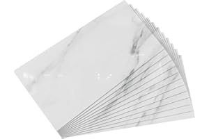 Frantie Shower Wall Panels, 23.6" x 11.8" Peel and Stick Backsplash Vinyl Faux Marble Shower Tile for Bathroom and Kitchen Wall (12pc)