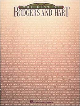 The Best Of Rodgers Hart Richard Rodgers Lorenz Hart