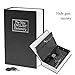 Book Safe With Key Lock-HENGSHENG Dictionary Diversion Secret Book Safe,Black Colour 9.5 x 6.1 x 2.1 inches-Black