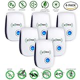LEOFFY Ultrasonic Pest Repeller for Insects, Mosquitoes, Mice, Spiders, Ant, Rats, Roaches, Bugs/Non-toxic, Extremely Safe for Human, Pets/Plug in Easy to Use/Best Indoor Pest Control Device