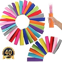 Haimay 40 Pack Reusable Popsicle Bags Popsicle Holders Freezer Ice Pop Antifreezing Sleeves for DIY Ice Pop,Otter Pop,Frozen Yogurt,Cocktail Treat