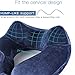 MLVOC Inflatable Travel Pillow, Breathable & Comfortable U-Shape Neck Pillow for Airplanes Travel Car (New BLUE1)