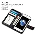 J&D Case Compatible for iPhone SE 2020/iPhone 8/iPhone 7 Case, [Wallet Stand] [Slim Fit] Heavy Duty Protective Shock Resistant Flip Cover Wallet Case