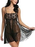 Avidlove Lace Pajamas Babydoll Lingerie for Women Teddy Sleepwear Dress
