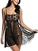 Avidlove Lace Pajamas Babydoll Lingerie for Women Teddy Sleepwear Dress