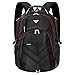 Laptop Backpack 18.4 Inch,SOCKO Nylon Water-Resistant Durable Travel Bag Hiking Knapsack Rucksack Backpack College Shoulder Back Pack for 18-18.4 Inches Laptop Notebook Computer, Black