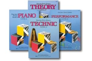 Bastien Piano Basics Level 2 - Learn to Play Four Book Set - Includes Level 2 Piano, Theory, Technic, and Performance Books