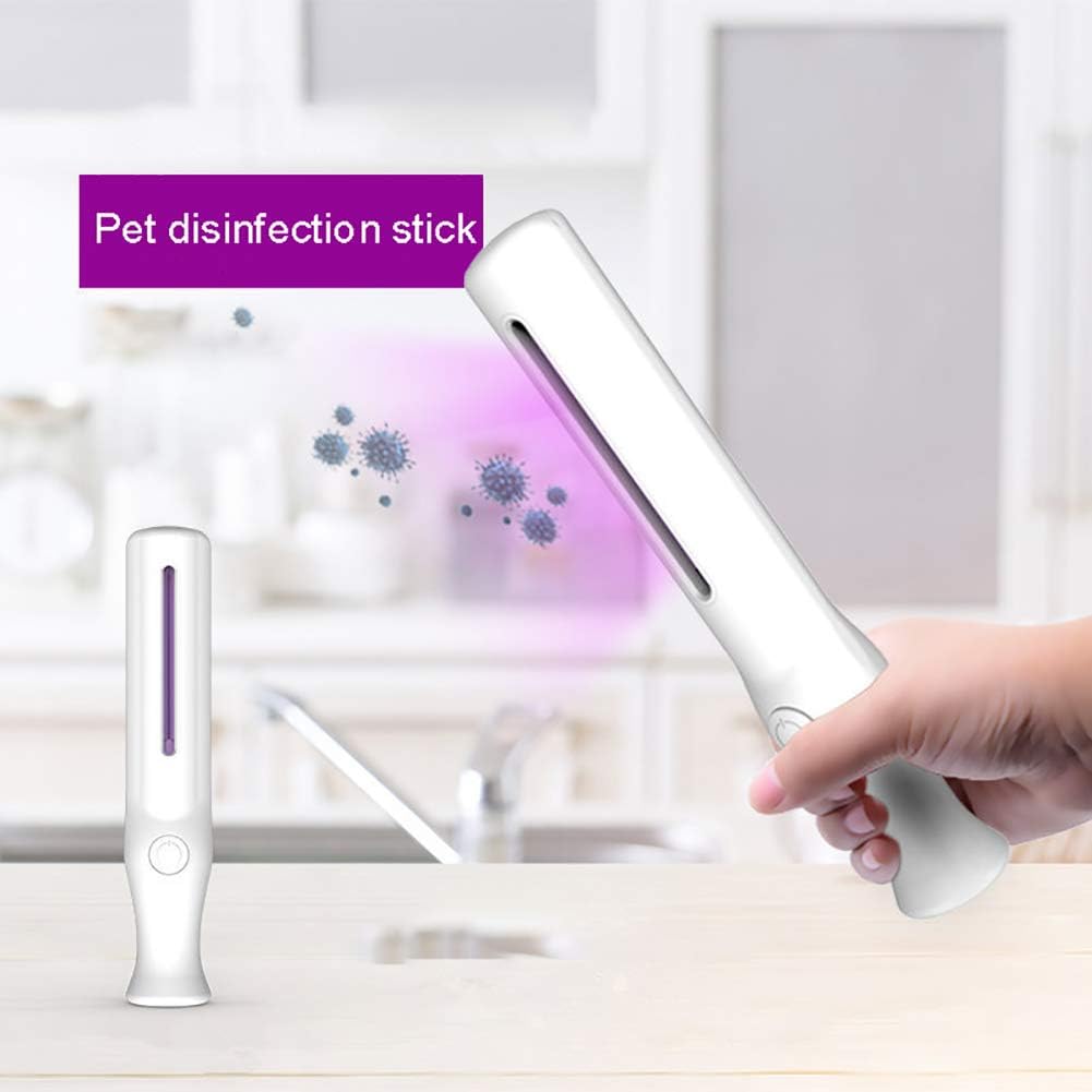 Travel UV Wand, Sanitizer to Kill Germs, USB Portable UV Light Sterilizer, and Bacteria UV Disinfection Lamp Tool, for Travel Hotel Home Office Use
