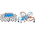 Hot Wheels 50 Pack (Styles May Vary) AND Hot Wheels Criss Cross Crash Track Set [Amazon Exclusive]
