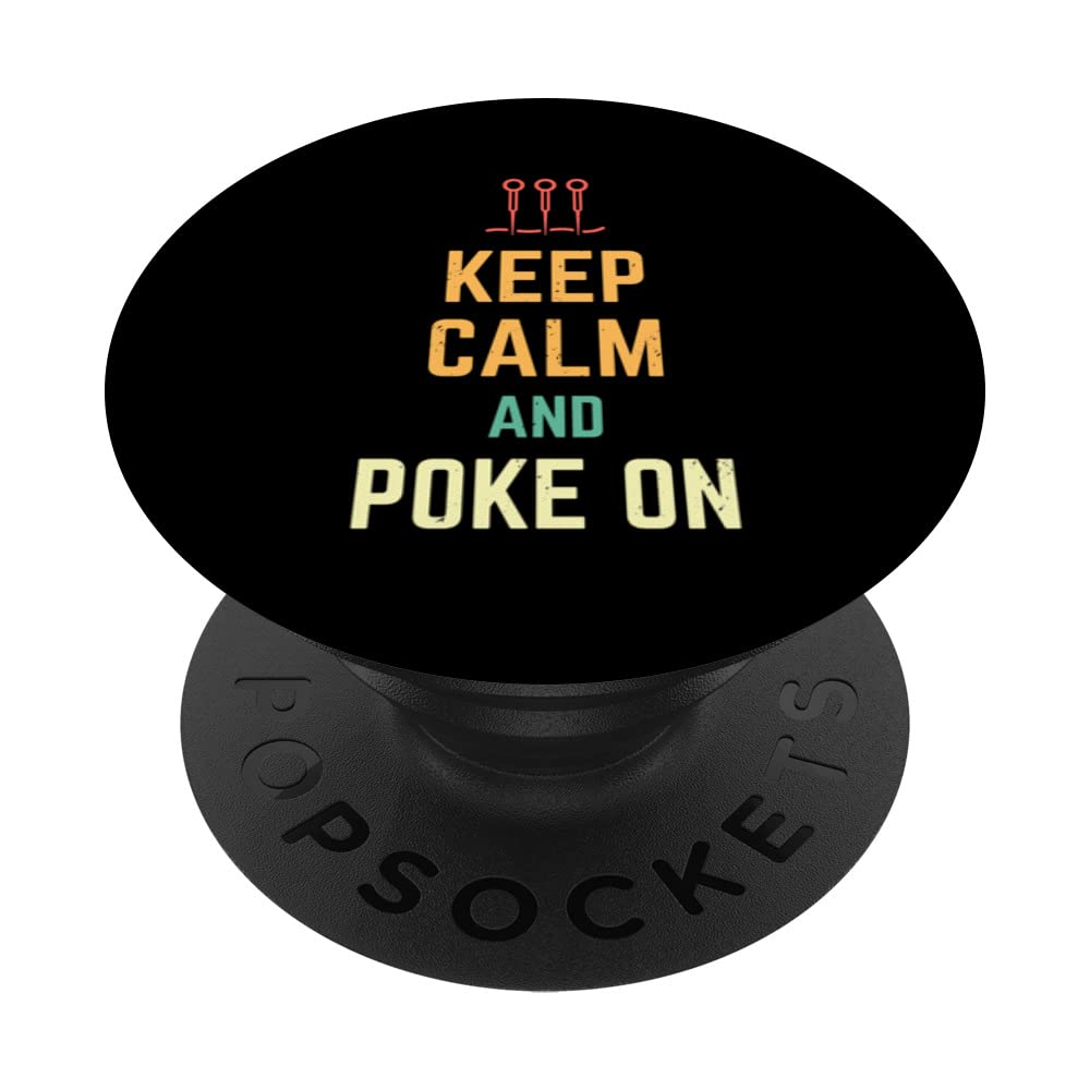 Keep Calm - Poke On Pseudoscience Hecker Traditional PopSockets Swappable PopGrip