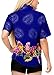 La Leela Women Hawaiian Shirt Beach Top Aloha Holiday Tank Blouses Casual Regular Fit