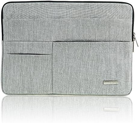 CanvasArtisan 13-13.3 Inch Laptop Sleeve Protective Case Cover Bag for iPad Pro 12.9, Macbook Air Pro Retina 13 inch, Acer, Asus, Dell, Lenovo, HP, Samsung Laptops, Grey