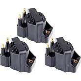 ECCPP DR39 Ignition Coil for Buick for Chevrolet 3.8L V6 set of 3 | fit for Pontiac Montana 3.4L 1999-2005|for Oldsmobile Alero 3.4L 1999-2004|for Buick Allure 3.8L 2005-2009|D555