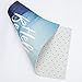 AXMSYun Home Bathroom Bath Shower Bedroom Mat Toilet Floor Door Mat Rug Carpet Pad Doormat(23.6 x15.7inch)(White Nautical Anchor Navy Blue)