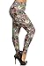 R539-PLUS Medallion Mania Print Fashion Leggings