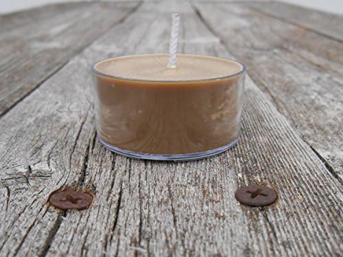 Mahogany and Teakwood Scented Soy Tealight Candles