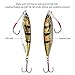 Bassdash Gungnir Shadow Jig Lures with VMC Hooks 20/30/40/60 Grams, for Saltwater Freshwater Fishing, Pack of 5