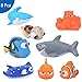 MC TTL 8 PCS Finding Dory Nemo Squirt Bath Squirters Toys Figures for Kids Baby Shower Swim