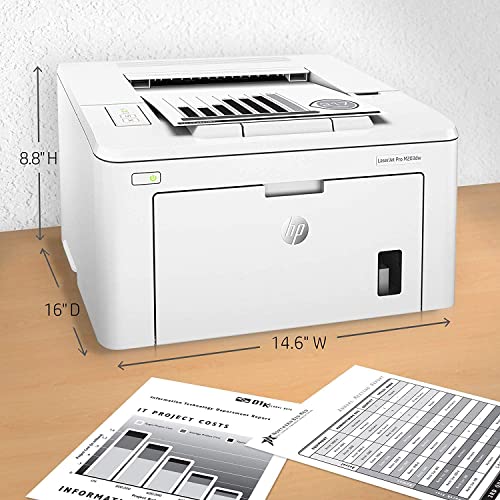 HP Laserjet Pro M203dw Wireless Monochrome Laser Printer, Duplex