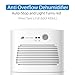 TOUCHXEL Electric Dehumidifier Dehumidifiers for Home 1080 Cubic Feet Portable Dehumidifier for Musty Smell Damp Moisture Air in Small Spaces Like Closet Laundry Room Bathroom Computer Room Office RVs