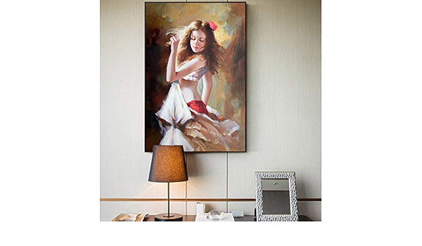 xingbu Sin marcoGirl Playing The Violin Canvas Painitngs ...