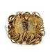 SWACC Short Messy Curly Dish Hair Bun Extension Easy Stretch hair Combs Clip in Ponytail Extension Scrunchie Chignon Tray Ponytail Hairpieces (Strawberry Blonde-27#)