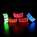 BSEEN LED Armband, 2ed Generation LED Slap Bracelets, Patented Heat Sealed Glow in The Dark Water/Sweat Resistant Glowing Sports Wristbands for Running, Cycling, Hiking, Jogging (Orange-Design II)