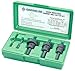 Greenlee 635 5-Piece Carbide-Tipped Hole Cutter Set with Pilot Drill and Hex Wrench, 7/8