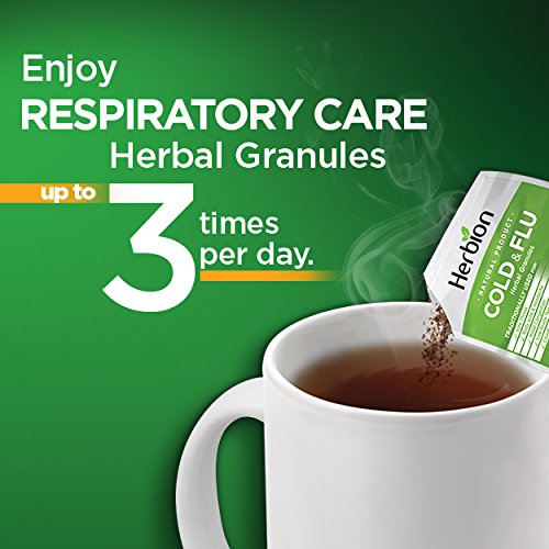 Herbion Naturals Respiratory Care - Natural Care - Herbal Granules - Lemon - 10 Packets, Health Supplements, Respiratory Wheat Free Vegan - Thumbnail 6