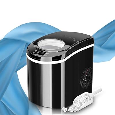 Air Choice Countertop Ice Maker, 26lbs Bullet Cubes in 24hrs