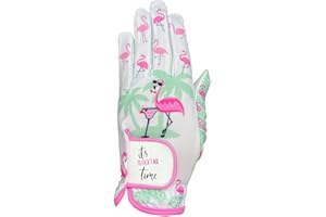 Giggle Golf Women's Golf Glove - Adjustable Strap, Left Hand Gloves for Women