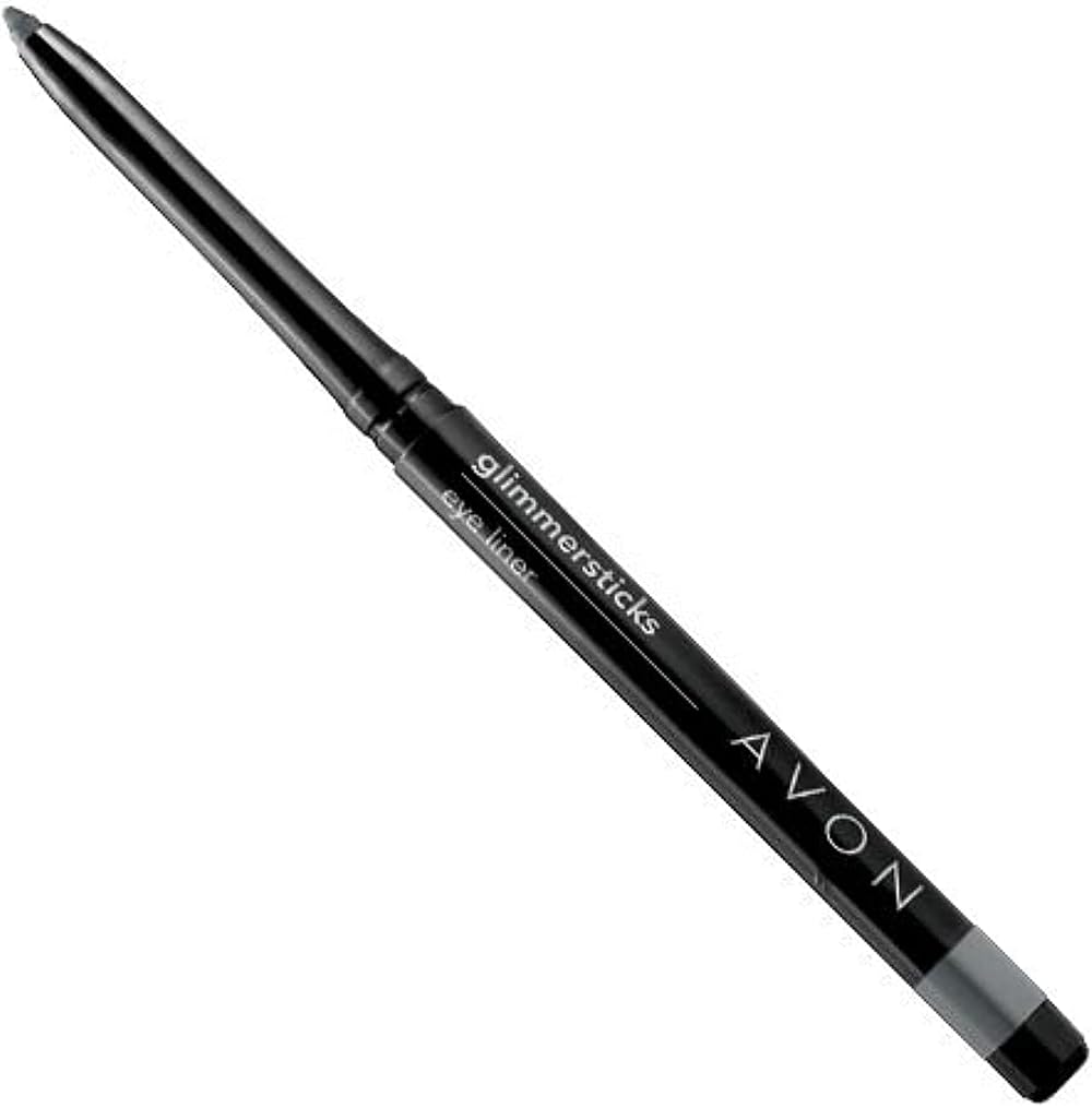Avon Glimmerstick Eyeliner Pencil Saturn Grey Waterproof Smudgeproof Retractable