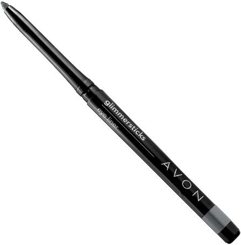 Avon Glimmerstick Eyeliner Pencil Saturn Grey Waterproof Smudgeproof Retractable