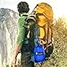Favofit Ultra Sturdy Locking Carabiner Clips, 12KN (2697 lbs Each) Heavy Duty Caribeaners for Camping, Hiking, Outdoor & Gym etc, Small Carabiners for Dog Leash & Harness, Not for Climbing