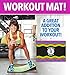 Simply Fit Board Workout Mat Official As Seen On TV , Black