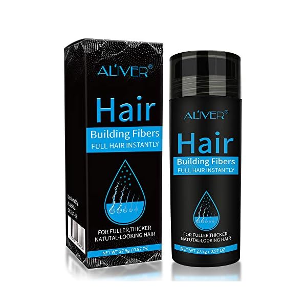 Hair Building Fibers, Hair Powder Spray, Hair Loss Concealer Fiber,Hair Fibers for Men and Women (Dark brown)
