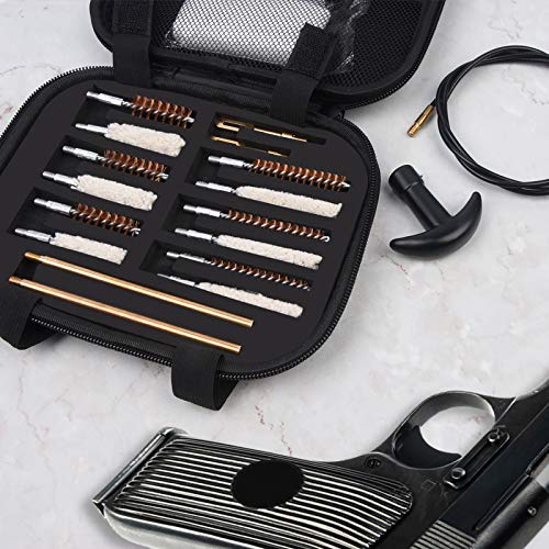 Suksadum Pistol Cleaning Kit 9mm Gun Cleaning Kits Universal Handgun