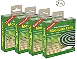 Coghlan's Mosquito Coils, 4-packs w/10 coils per pk - for Camping, Picnics, BBQ, Deck, etc - #8688