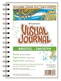 Strathmore 300 Series Visual Bristol Journal, 9"x12" Smooth, Wire Bound, 28 Sheets