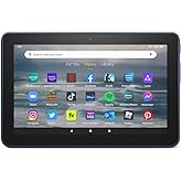 Amazon Fire 7 tablet (newest model) 7” display, read and watch, under $60 with 10-hour battery life, 16 GB, Denim