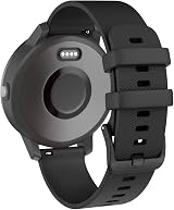 ISABAKE 20mm Silicone Watch Strap for Garmin Vivoactive 6/5/3 Forerunner view 1